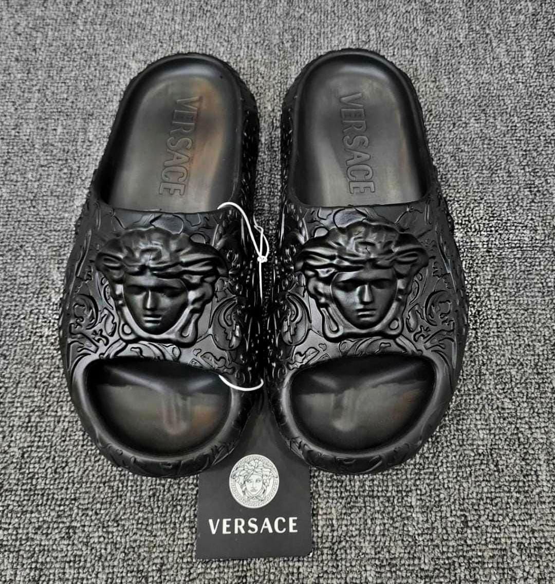 VERSACE Floral Print Slides サンダル 