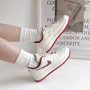 Nike Airforce 1 Valentine's Day 2024 with heart-themed design