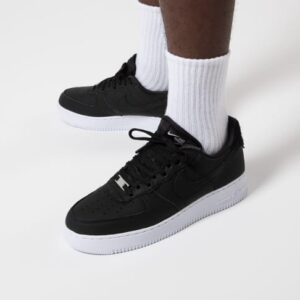 Nike Airforce 1 07 LX Off Nior Black showcasing side profile and premium quality