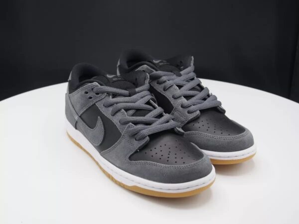 Nike SB Dunk Low "Dark Grey" sneakers showcasing a sleek design and premium quality.