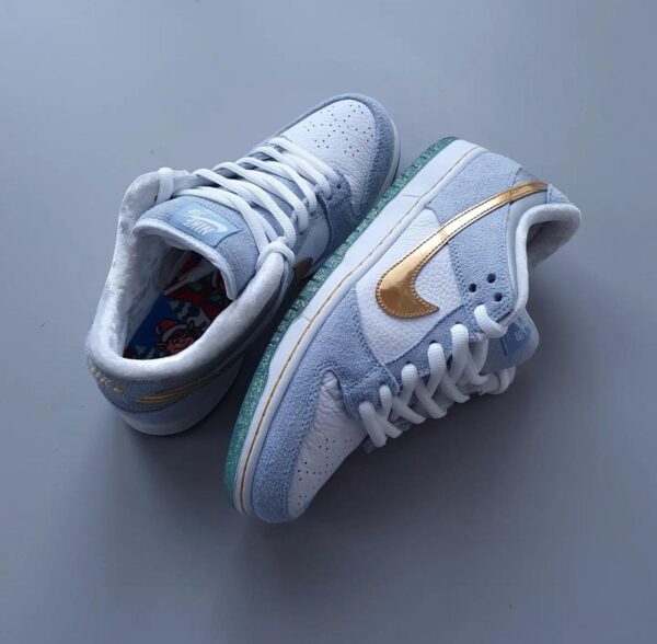 Top view of Nike SB Dunk Low Sean Cliver Semi UA