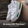 Nike Air Jordan 4 RM Pine Green Front View