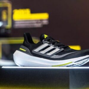 Adidas Ultra Boost 23 Light Black Neon Top View