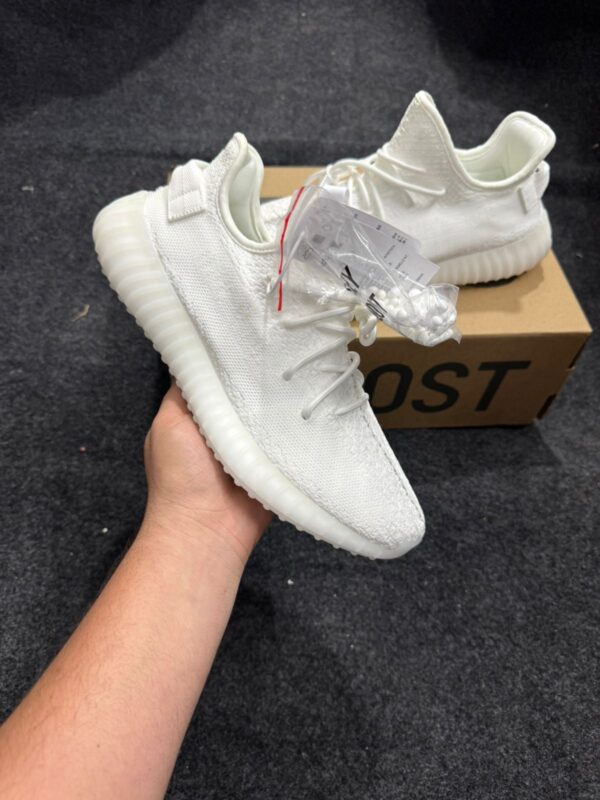 Adidas Yeezy 350 Boost Triple White Front View