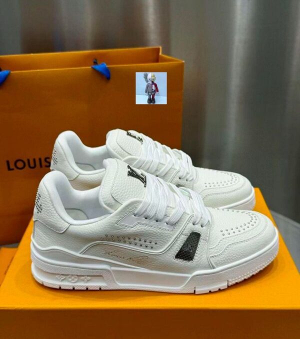 Louis Vuitton Trainer Skate Full White Front View