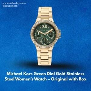 Michael Kors Green Dial Gold Stainless Steel Women’s Watch – Original with Box https://mfbuddy.com/
