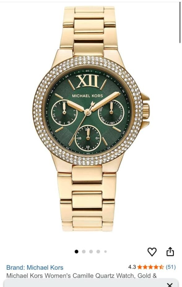 94389abb-cef3-4a2b-9a4a-b0a3bd6ebe72 Michael Kors Green Dial Gold Stainless Steel Women’s Watch – Original with Box https://mfbuddy.com/