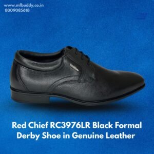 Red Chief RC3976LR Black Formal Derby Shoe – Genuine Leather | Classic Office Wear https://mfbuddy.com/