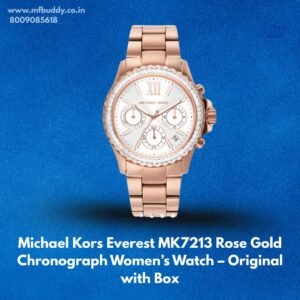 Michael Kors Everest MK7213 Rose Gold Chronograph Women’s Watch – Original with Box https://mfbuddy.com/