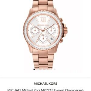 Michael Kors Everest MK7213 Rose Gold Chronograph Women’s Watch – Original with Box https://mfbuddy.com/
