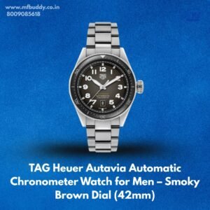 TAG Heuer Autavia Automatic Chronometer Watch for Men – Smoky Brown Dial (42mm) https://mfbuddy.com/
