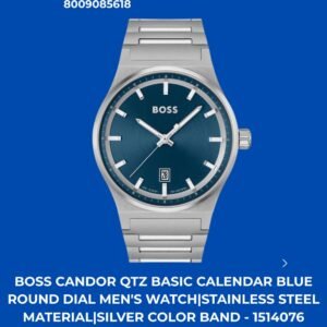 BOSS Candor 1514076 blue sunray dial stainless steel quartz watch luxury men watch