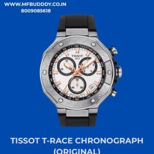 Tissot T-Race Chronograph T1414171701100 Swiss Quartz Watch White Dial Sapphire Crystal