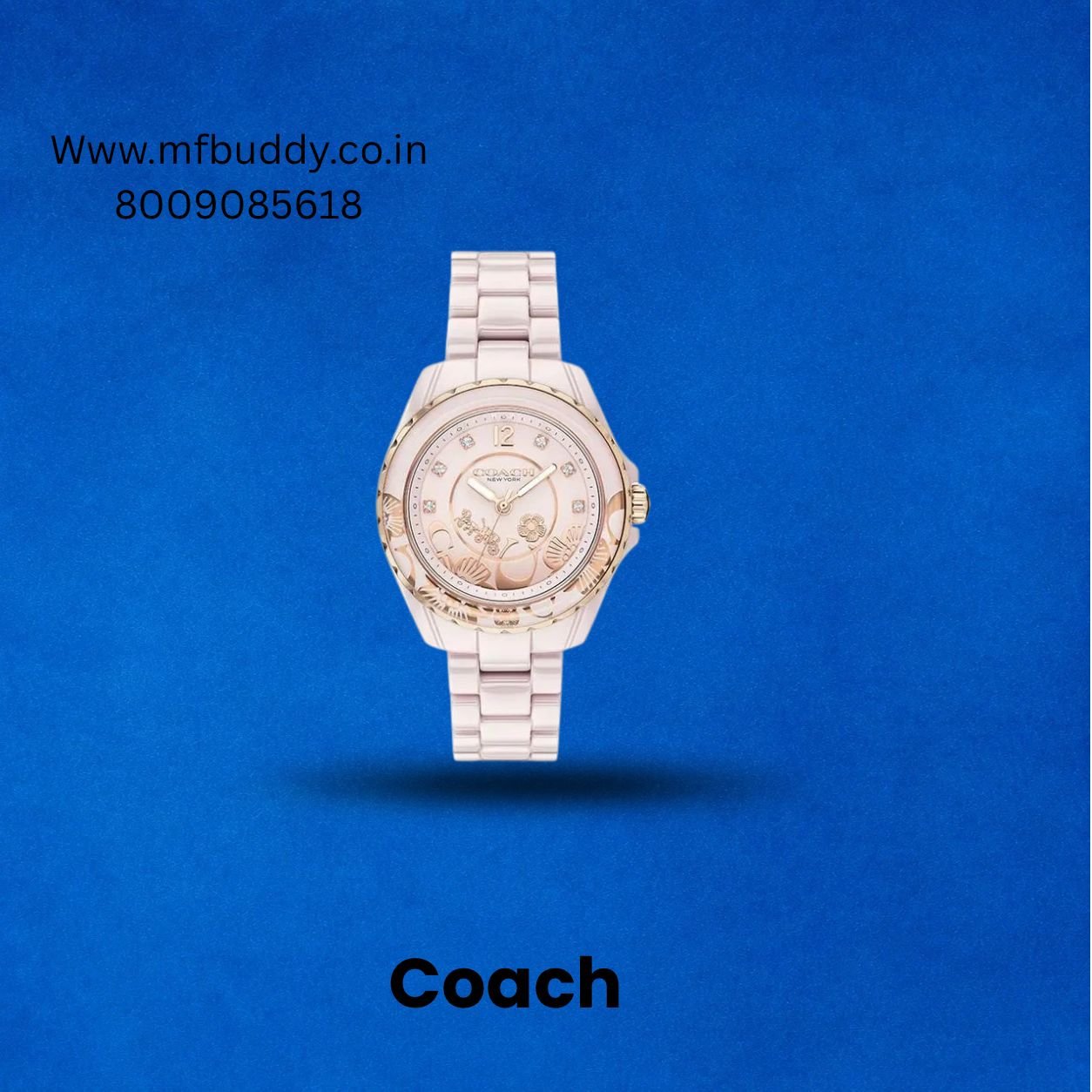 WhatsApp Image 2026-07-02 at 17.16.25 Coach 14503465 White Ceramic Women's Watch with Rose Gold-Tone Case