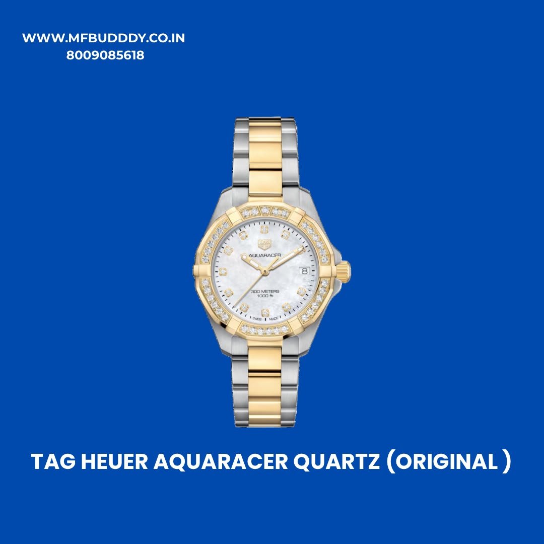 WhatsApp Image 2026-07-14 at 14.01.07 TAG Heuer Aquaracer Lady Diamond Watch WBD1323.BB0320 with Mother-of-Pearl Dial and Gold Bezel